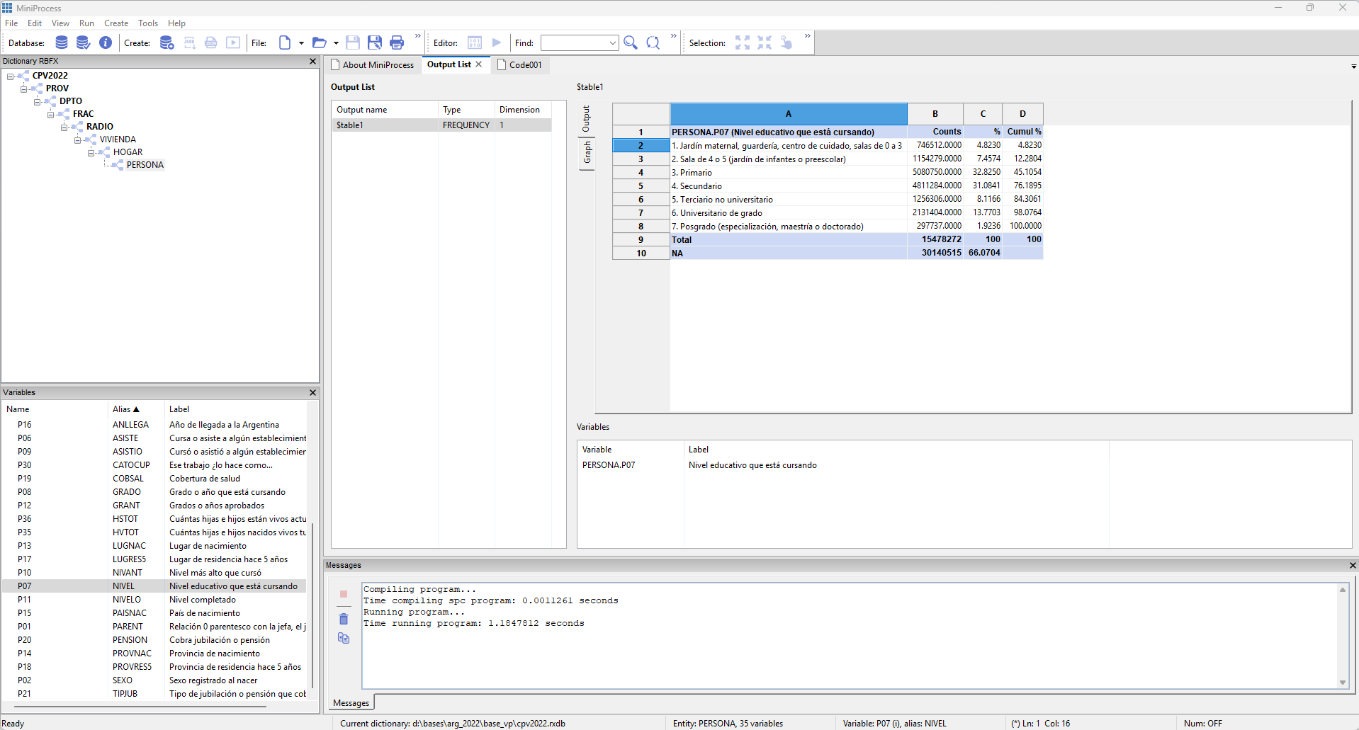 Database Processing